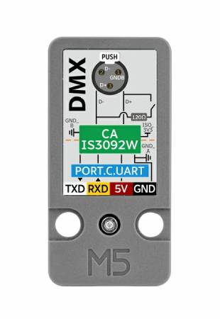 DMX - komunikační modul s izolovaným RS485 transceiverem - Rozšiřující modul jednotky - M5Stack U183