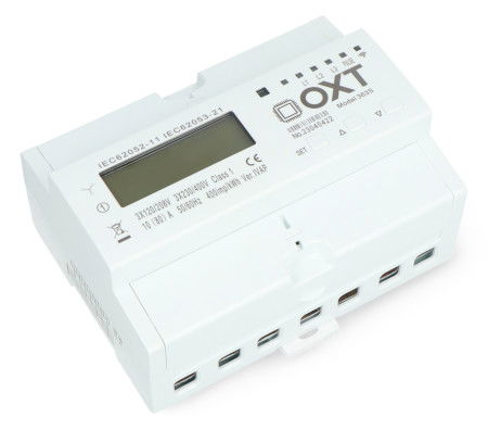 Tuya - třífázový obousměrný elektroměr - ZigBee - Android / iOS aplikace - OXT T363S