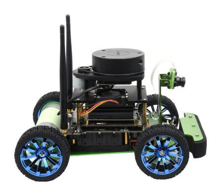 JetRacer Professional Verze ROS AI Kit B – 4kolová Al Robot Platform + Nvidia Jetson Nano Dev Kit – Waveshare 26801