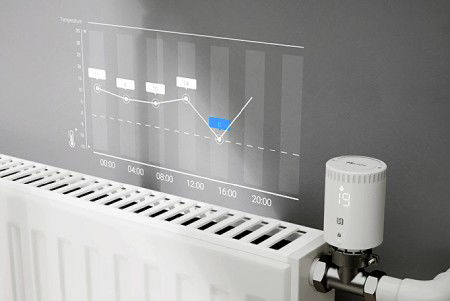 Inteligentní termostatická hlavice LoRaWAN - Milesight WT101-868M