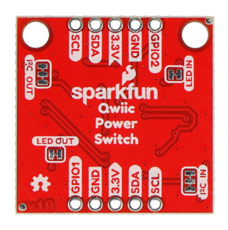 Vypínač Qwiic - vypínač - SparkFun PRT-26784