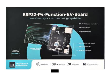 ESP32-P4-Function-EV-Board - Vývojová sada se 7'' LCD displejem a 2 MPx fotoaparátem - WiFi / Bluetooth - Espressif