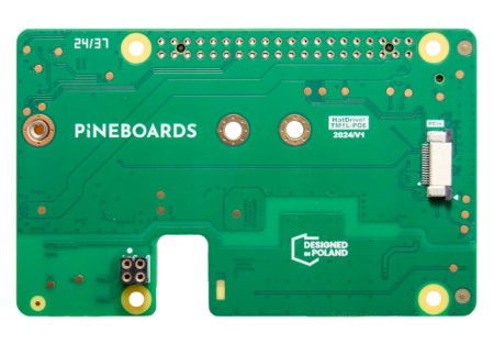 Pineboards HatDrive! PoE+ - PoE power overlay s adaptérem NVMe pro Raspberry Pi 5