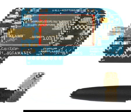 Flux Capacitor - CC1101 zesilovač signálu s 433 MHz anténou pro Flipper Zero - Rabbit Labs
