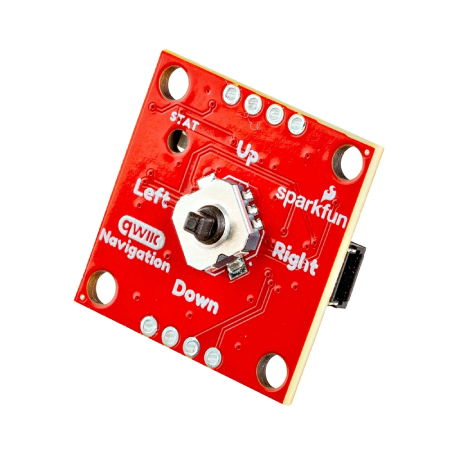 Modul navigačního přepínače - joystick s tlačítkem - I2C - Qwiic - SparkFun PRT-27576