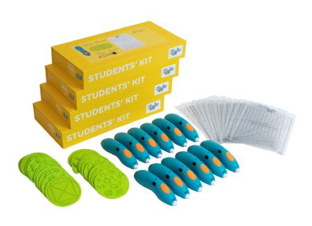 3Doodler EDU Start+ Learning Pack - vzdělávací sada - 12 3D per s příslušenstvím