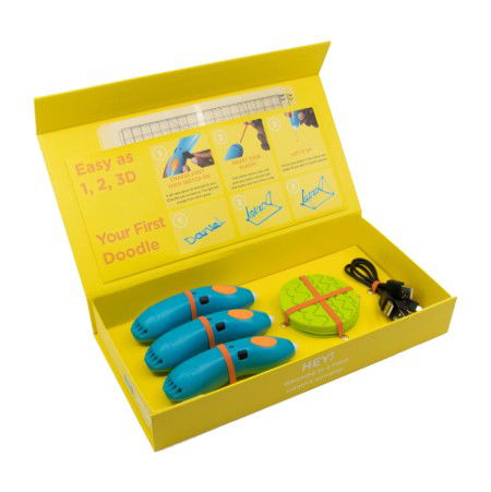 3Doodler EDU Start+ Learning Pack - vzdělávací sada - 12 3D per s příslušenstvím