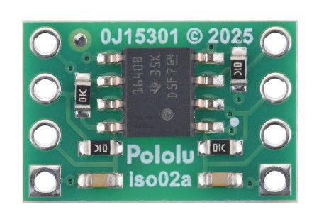 ISO1640 - Obousměrný I2C izolátor - JST SH 4kolíkový - 3 - 5,5 V / 2,25 - 5,5 V - Pololu 5391