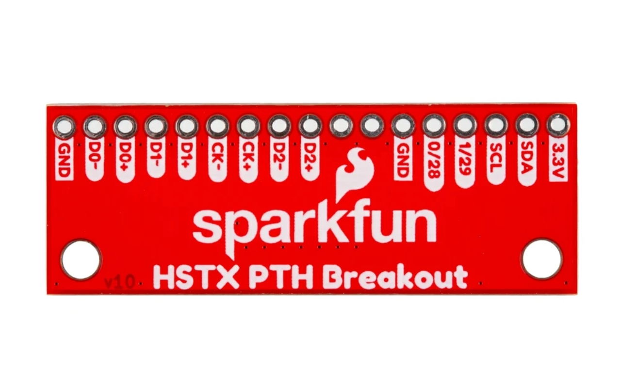 HSTX adaptér 22-pinový rastr 2,54 mm pro Raspberry Pi 5 / IoT RedBoard RP2350 - SparkFun BOB-28467