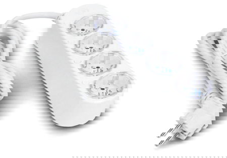 Shelly Power Strip 4 Gen4 - Chytrý prodlužovací kabel - Bílý