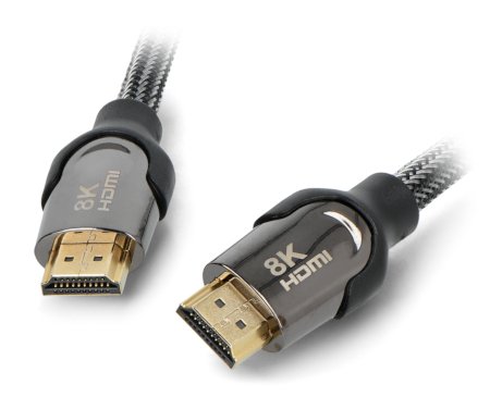 Dva konce samčího kabelu USB leží na bílém pozadí.
