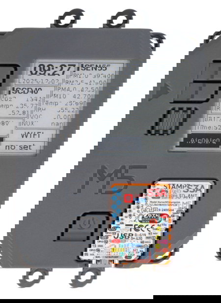 Sada pro měření kvality ovzduší - sada pro měření kvality ovzduší - M5StampS3 + SEN55 + vývojový modul SCD40 - M5Stack K131 V1.1