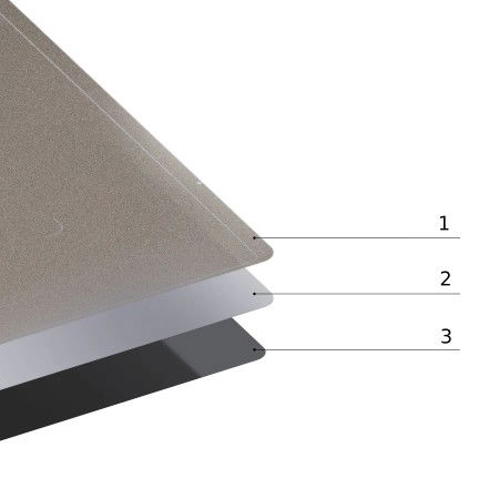 Oboustranná PEI vrstva - hladká + texturovaná - bez magnetické nálepky - pro 3D tiskárnu Snapmaker Artisan