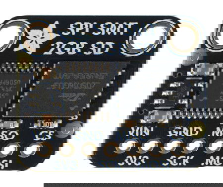 Paměťová karta SPI Flash SD - XTSD 2 GB - modul paměti NAND Flash - Adafruit 6038