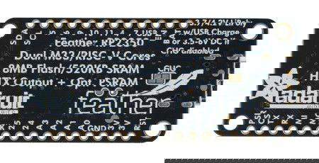 Feather RP2350 - deska s mikrokontrolérem RP2350 a konektorem HSTX - Adafruit 6000