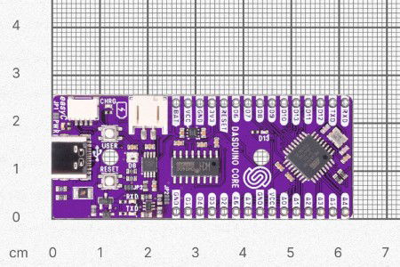Dasduino CORE - ATmega328 - kompatibilní s Arduinem - bez konektorů - pájené 333037