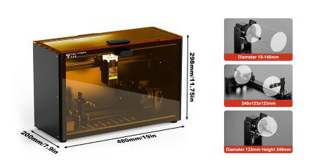 Laserový plotter Two Trees TS5 7W