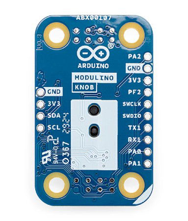 Arduino Modulino Knob - modul s rotačním enkodérem a tlačítkem - Qwiic - ABX00107