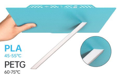 BIQU Panda Buildplate CryoGrip Pro Glacier - oboustranná magnetická podložka - pro mini tiskárny BambuLab A1 - 184 x 184 mm