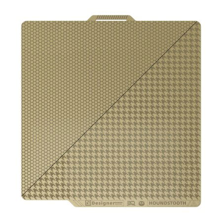 BIQU Panda Dual Textured PEI - Oboustranná vrstva s voštinovým a pepitovým vzorem - pro Bambu Lab X1, P1 a A1 - 257 x 257 mm