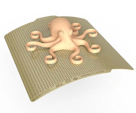 BIQU Panda Dual Textured PEI - Oboustranná vrstva s voštinovým a pepitovým vzorem - pro Bambu Lab X1, P1 a A1 - 257 x 257 mm