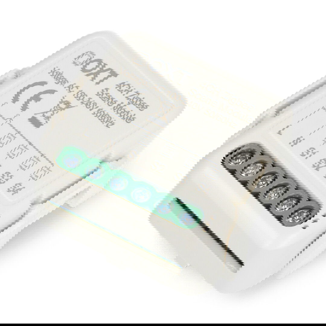 Tuya - 4kanálový mini ZigBee ovladač scén - 12 akcí - 230 V - OXT T254