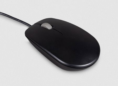 Raspberry Pi Mouse 2 - Oficiální drátová optická myš - Černá