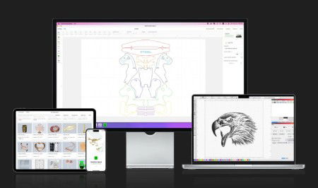 xTool S1 - laserová řezačka a gravírka - 20 W - základní sada