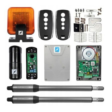 Elektrický pohon pro dvoukřídlou bránu ETM-01 Light 150 kg 2 m 16 mm/s 24 V - prodloužení 30 cm