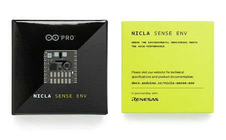 Nicla Sense Env - Environmentální senzorový modul pro Arduino Portenta / MKR - Arduino ABX00089