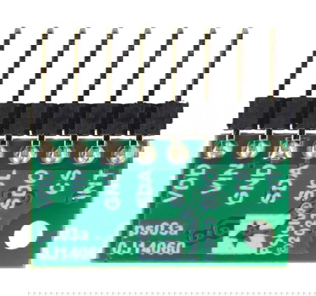 LPS22DF - tlakový a nadmořský senzor 126 kPa - I2C / I3C / SPI - 1,8 - 5,5 V - Pololu 2898 - pájené konektory