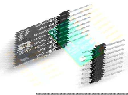 LPS22DF - senzor tlaku a výšky 126 kPa - I2C / I3C / SPI - 1,8 - 5,5 V - Pololu 2898 - pájené konektory