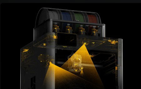 3D tiskárna - Bambu Lab H2S laserová kombinace 10W