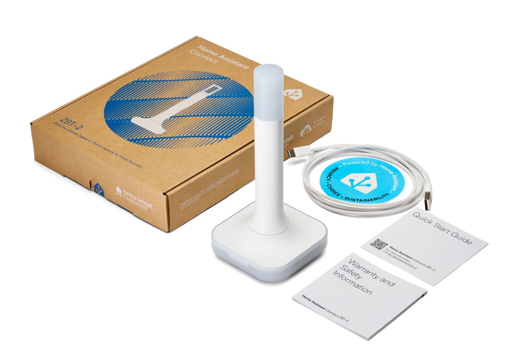 Obsah balení Home Assistant Connect ZBT-2