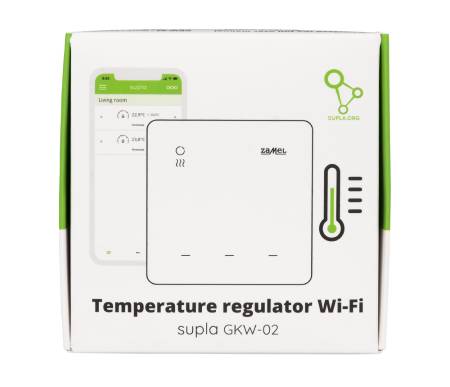Zamel Supla GKW-02 - regulátor topení - WiFi - aplikace pro Android / iOS - bílý