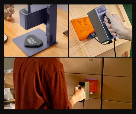 LaserPecker LP2 - 5W laserový gravírovací stroj - základní sada