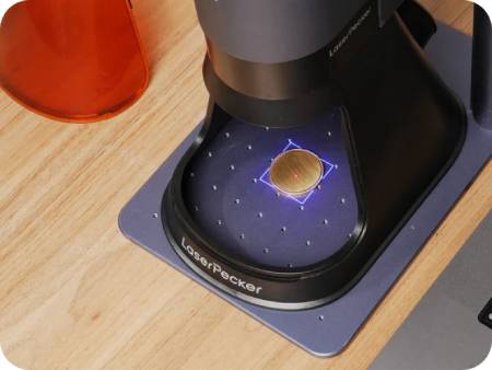 LaserPecker LP5 - 20W vláknový optický a diodový laserový gravírovací stroj - základní sada