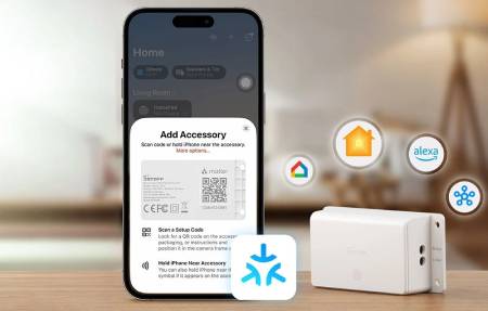 Sonoff Basic R5 Gen5 - 10A WiFi/Matter chytrý spínač - aplikace pro Android/iOS