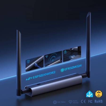 Sonoff Dongle Max - ZigBee brána - Domácí asistent, Zigbee2MQTT, Thread - PoE Ethernet / WiFi / USB