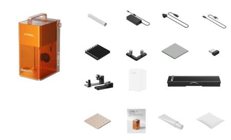 xTool F2 - laserový gravírovací stroj s diodou 15 W a infračerveným laserem 5 W