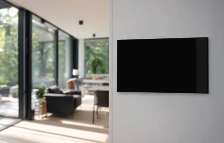 Shelly Wall Display XL - Chytrý ovládací panel s 5A WiFi/Bluetooth relé - Černý