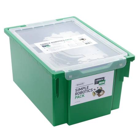 Lekce v krabici - Jednoduchá robotika - stavebnice elektronických součástek pro BBC micro:bit - Kitronik 5657