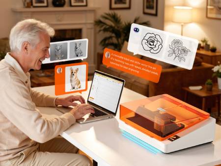 Laserový plotter TOOCAA NOVA 10 W – pokročilý