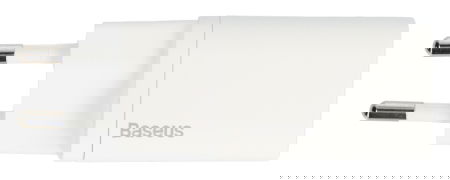 Rychlonabíječka Baseus Super Si s USB-C napájecím adaptérem - 5V/3A 20W - bílá