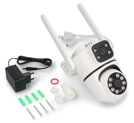 Tuya - Chytrá venkovní IP kamera 350° WiFi P2P - RTX SmartCam Ai35