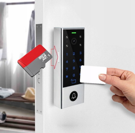 Tuya - video interkom s RFID kontrolou přístupu a PIN kódem - WiFi - RTX WDV3