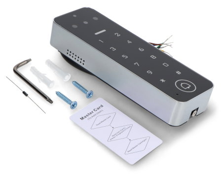 Tuya - video interkom s RFID kontrolou přístupu a PIN kódem - WiFi - RTX WDV4