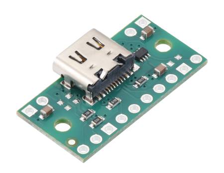 Napájecí konektor USB typu C s multiplexorem TPS2116 - usb09b - Pololu 3729