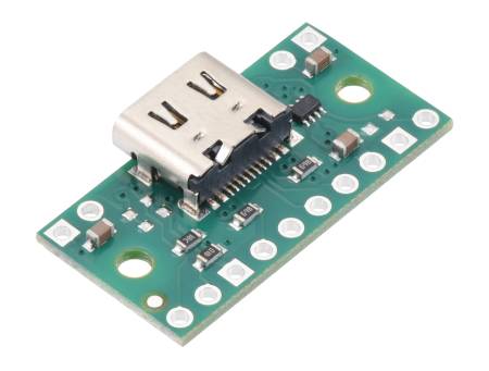 Napájecí konektor USB typu C s multiplexorem TPS2116 - usb09a - Pololu 3728