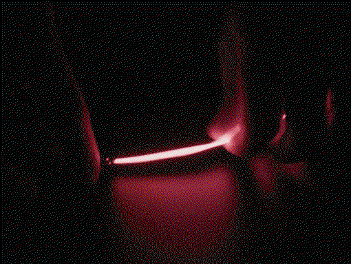 Jednostranný flexibilní LED filament - flexibilní LED pásek - 3V 128 mm
